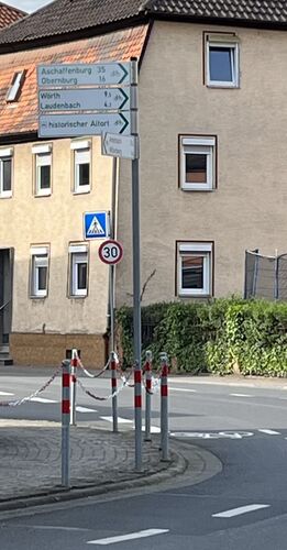Radwegebeschilderung